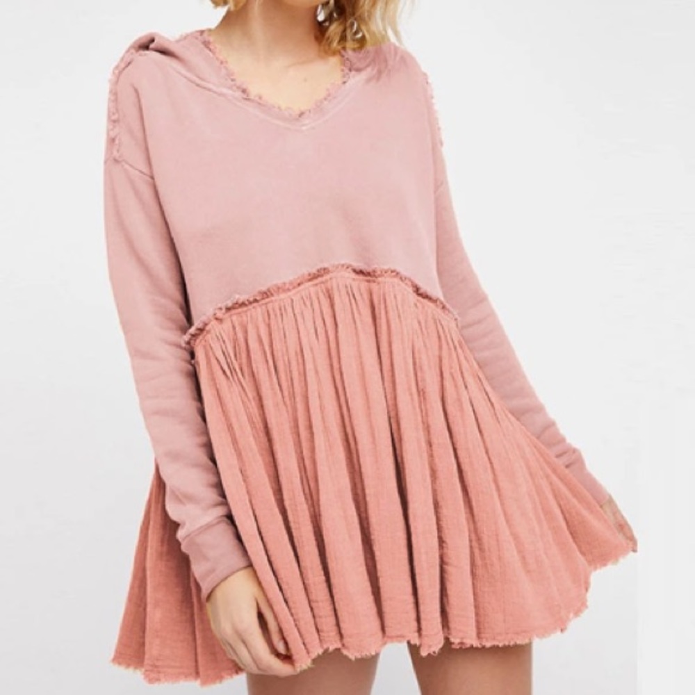 Swingy Pullover Tunic DRESS Summer Dreams Hoodie - Picture 2 of 4